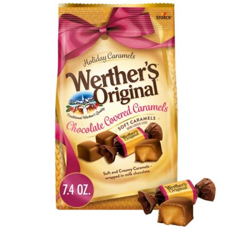 Werther’s Original Chocolate Covered Soft Caramels, 7.4 oz - Kroger