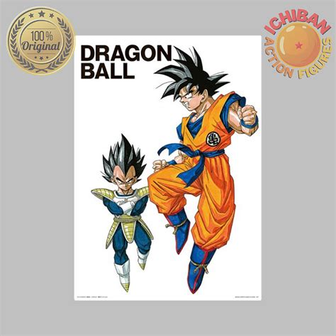 Mega P Ster Goku Vegeta Dragon Ball Z Letra I Ichiban Kuji