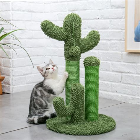 Cute Cactus Cat Tree Scratcher Free Ship Us The Great Cat Store