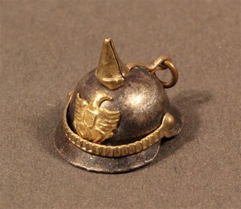 Wwi Trench Art Pickelhaube Miniature German Helmet Ebay