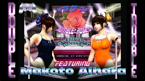 War Of The Rumble Roses Swimsuit Battle Double Trouble Featuring Makoto