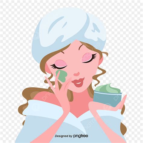 Skin Care Girl Hd Transparent Skin Care Girl Girl Vector Beauty