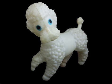 Vintage Plastic Toy Poodle Dog, Artemon, Soviet Toy, Vintage Toy ...