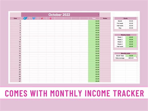 Ultimate Sex Work Income And Expense Tracker Budget For Adult Creators