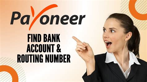 How To Find Bank Account Number And Routing Number On Payoneer Easy