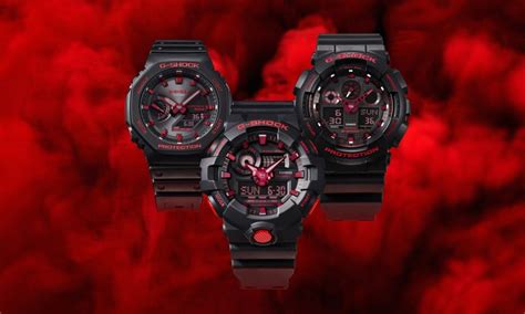 G Shock Turns Up The Heat With New Ignite Red Collection Watchpro Usa