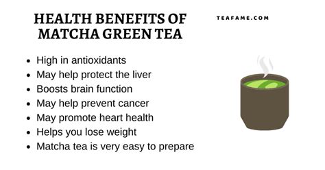 7 Great Health Benefits Of Drinking Matcha Green Tea Teafame