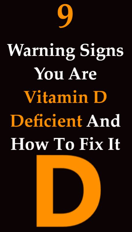 9 Warning Signs You Are Vitamin D Deficient And How To Fix It Healthy