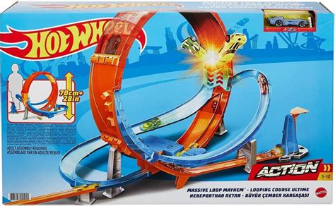 Hot Wheels Bahn Riesen Looping Crash Trackset für inkl Versand statt