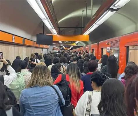 Caos En La L Nea Del Metro Cdmx Suspenden Servicio En Estaciones