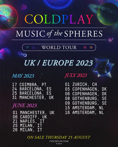 Coldplay Tour 2025 Hk Tickets - Jojo Lexine