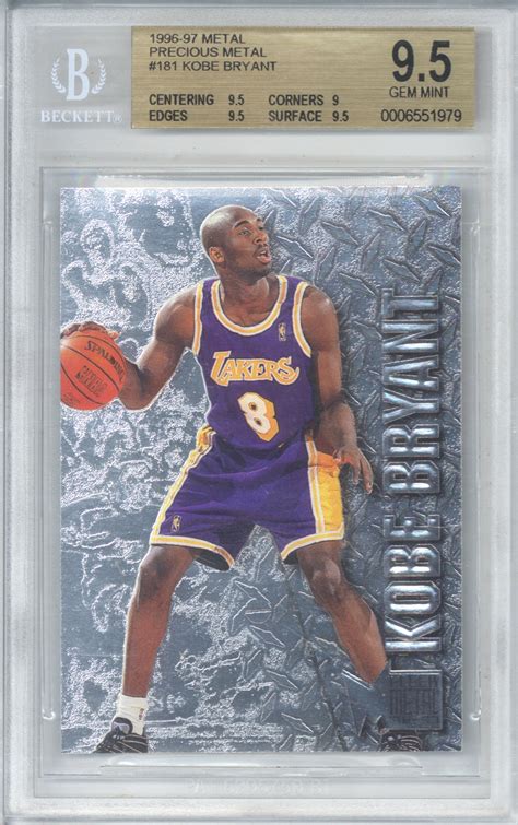 Lot Detail Kobe Bryant Ultimate Rookie Fleer Metal Kobe