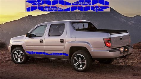 New Skull Line Graphics Vinyl Stickers Compatible With Honda Ridgeline