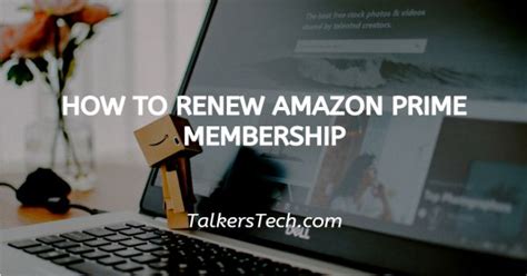 How To Renew Amazon Prime Membership