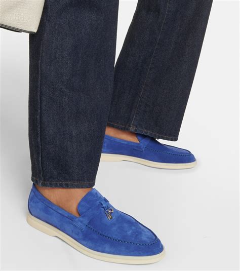 Loro Piana Summer Charms Walk suede loafers Loro Piana