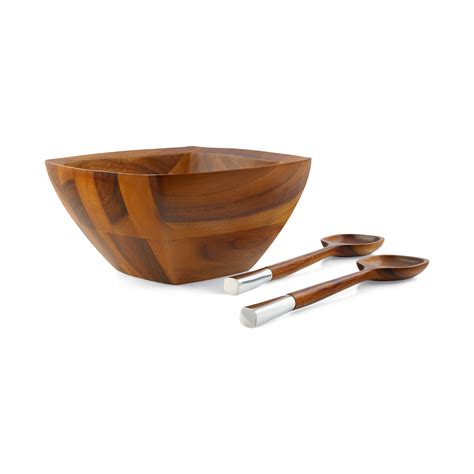 Cube Salad Bowl W Servers Namb