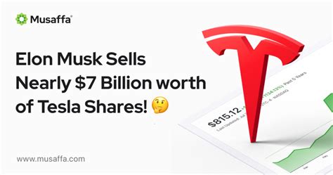 Elon Musk Sells Nearly 7 Billion Worth Of Tesla Shares Musaffa Academy