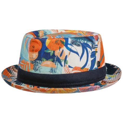 Volcaro Pork Pie Linen Hat By Lierys Lierys High Quality