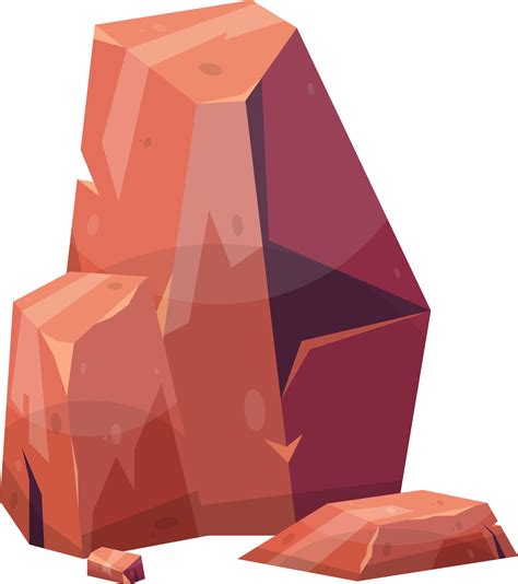 Cartoon Mountain Rock Clip Art 21680052 Png