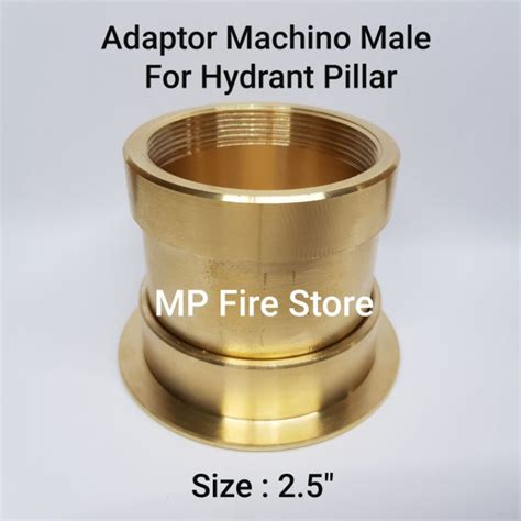 Jual Adaptor Pemadam Machino Male Cowok 2 5 In Drat Luar NPT Hydrant