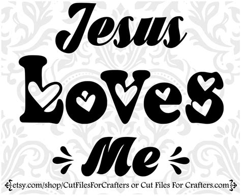 Jesus Loves Me Svg Christian Shirt Svg Christian Sublimation Etsy