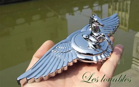 Universal Car Logo Wing Front Cover Metal Hood Ornament Bonnet Badge