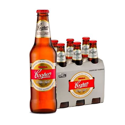 Coopers Birell Ultra Light Bottles 6x375ml Beer And Cider Super Liquor