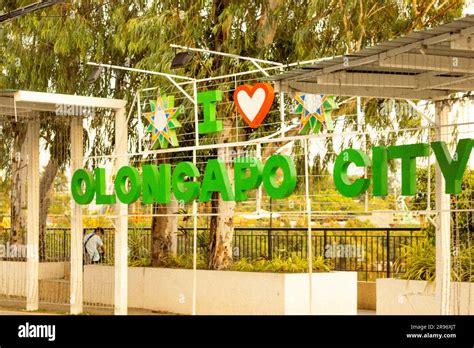 I Love Olongapo City Sign In Olongapo Philippines Stock Photo Alamy