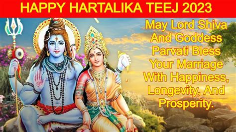 Happy Hartalika Teej 2023 Wishes Messages Images Quotes And