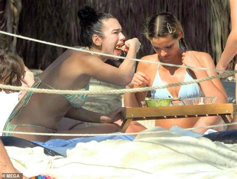 Dua Lipa Shows Off Her Sensational Body In A Tiny Bikini Daily Mail