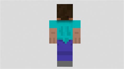 3d Model Steve Character From Minecraft Game Vr Ar Low Poly Cgtrader