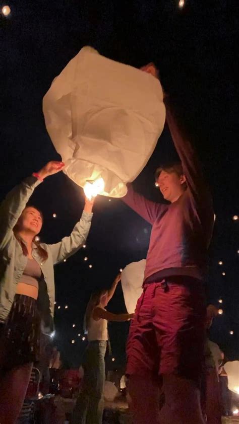 Lantern Festival Tangled Couple Night Lights Date Idea Aesthetic