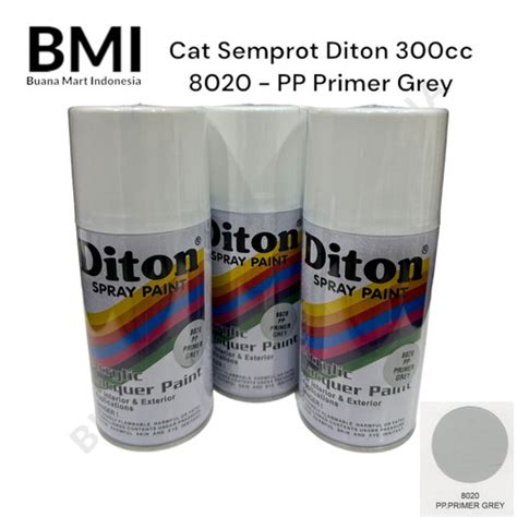 Jual Pilox DITON 300cc 8020 PP Primer Grey 300ml Pilok Cat Semprot