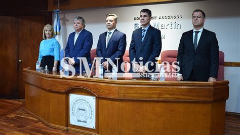 El Colegio De Abogados De San Martín Celebró Un Nuevo Aniversario Sm