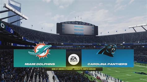 Madden NFL 24 Miami Dolphins Vs Carolina Panthers Gameplay PS5