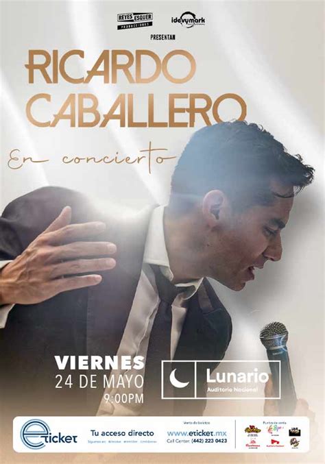 RICARDO CABALLERO EN CONCIERTO Lunario Del Auditorio Nacional