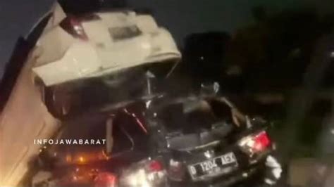 Kecelakaan Beruntun Di Tol Purbaleunyi Libatkan 3 Kendaraan Mobil