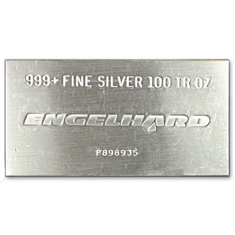 Buy 100 Oz Engelhard Silver Bar (Any Type) | Monument Metals