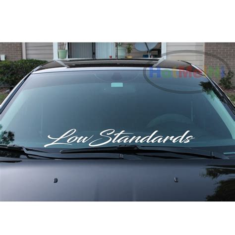 Car Windscreen Sticker Car Only