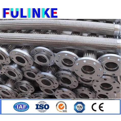 Wholesale Custom Length Stainless Steel Flange Manguera Metalica Bellow