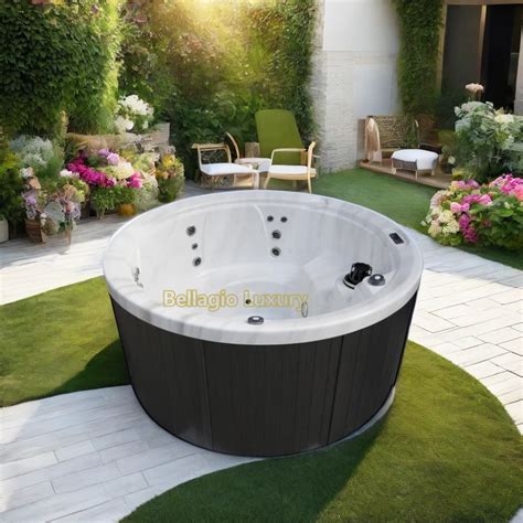 Bellagio Luxury Outdoor Spa Usa Round Acrylic Hot Tub With Balboa Gecko Control System Massage