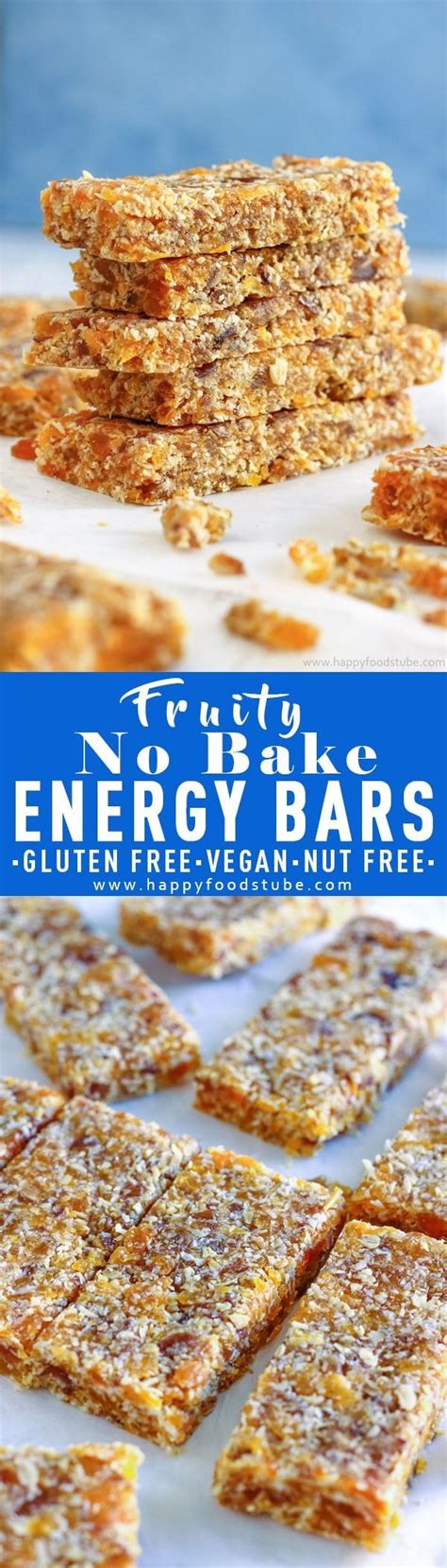 Fruity No Bake Energy Bars Recipe Happy Foods Tube Recipe Gluten