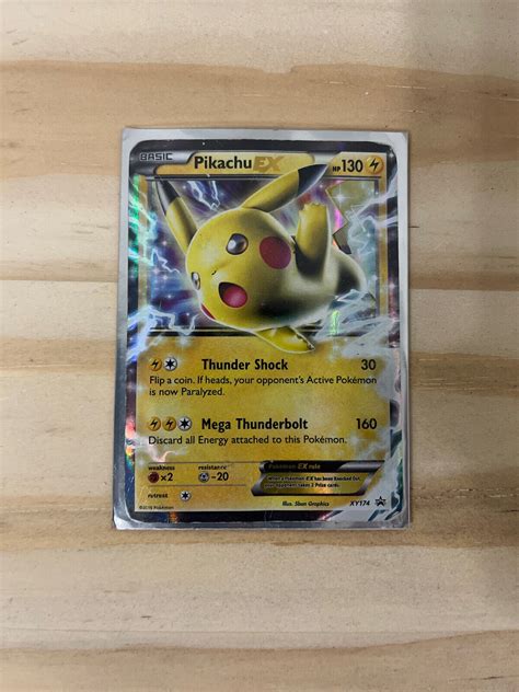 Mavin Pokémon TCG Pikachu EX XY Black Star Promos XY174 Promo