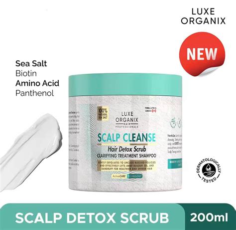 LUXE ORGANIX LUXE ORGANIX Scalp Cleanse Hair Detox Scrub Clarifying