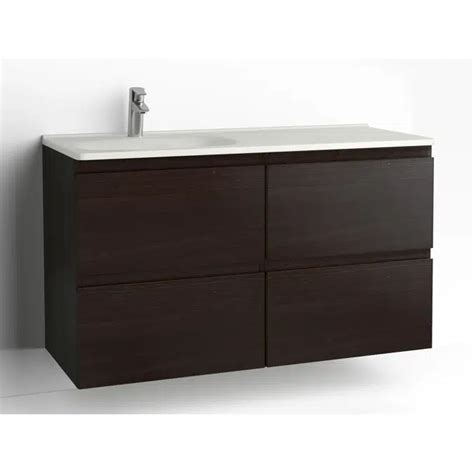 Objetos Bim ¡descarga Gratis Flow Bathroom Cabinet With Washbasin 1200 Left 4 Drawers Single