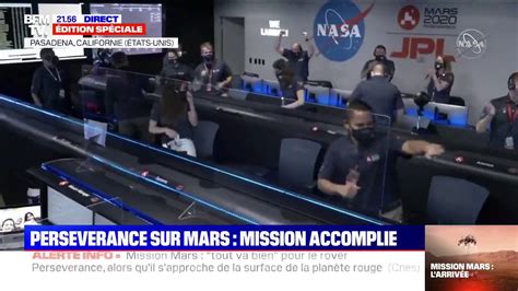 Le rover Perseverance a atterri sur Mars Vidéo Dailymotion