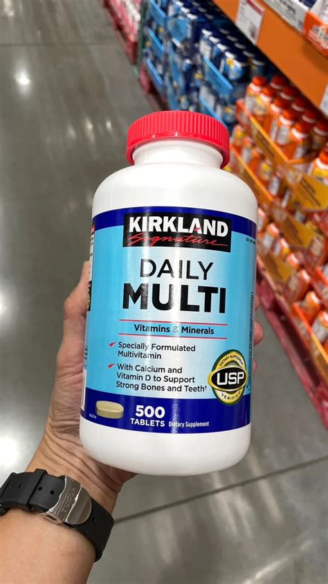 Kirkland Signature Daily Multi Vitamins Minerals Supplement 500 Tablets Ebay