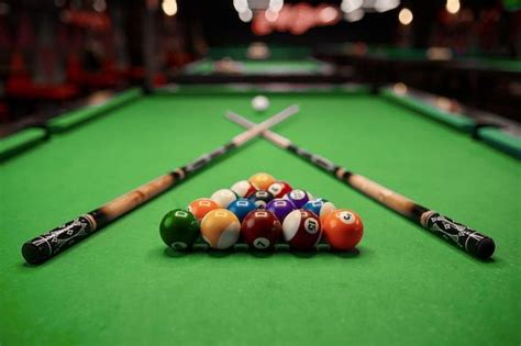 Premium Photo Billiard Table With Colorful Ball In 2024 Pooltafel