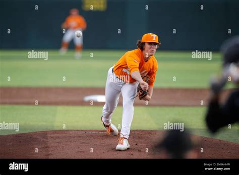 Tennessee Volunteers Starting Pitcher Chase Dollander In Action