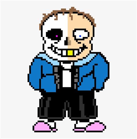 Sams Sprite Suprised Sans Bad Time Eye Transparent Png 570x760